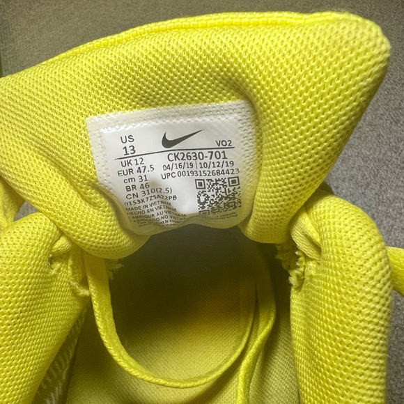 Gore Tex X Air Force 1 Low ‘Dynamic Yellow’ CK 2630 701 - Picture 5 of 7